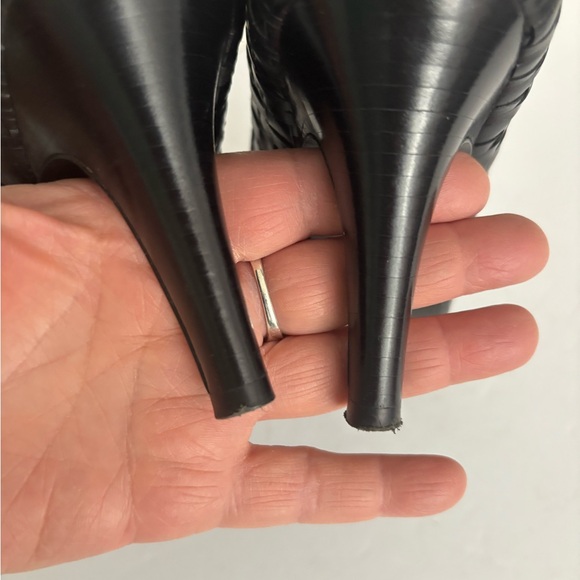 Cole Haan black woven heels - Picture 9 of 15